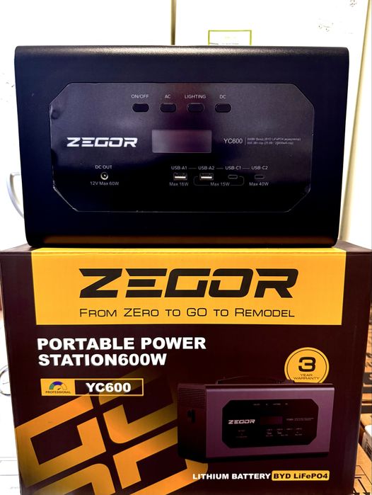 Зарядна станція ZEGOR YC600