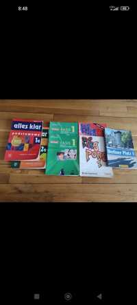 Zestaw 7 książek język niemiecki, Klar, Grucza, Berliner Platz
