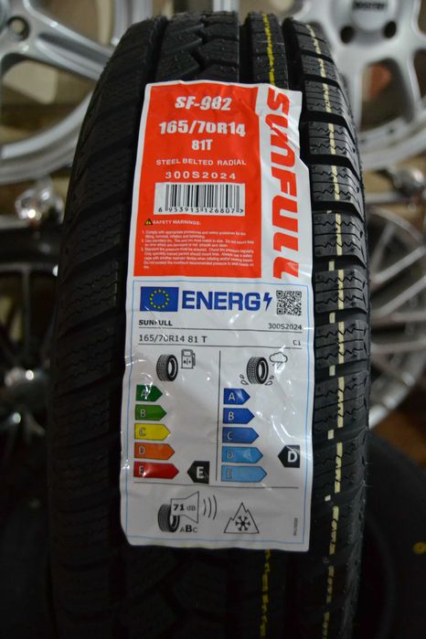 1x zima 165/70r14 Sunfull SF982 , 2022rok zimowa opona 165/70-14