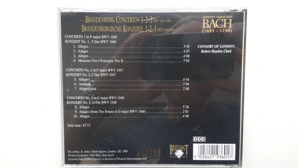 CD BACH,БАХ 160шт , збірник , CD Box класика