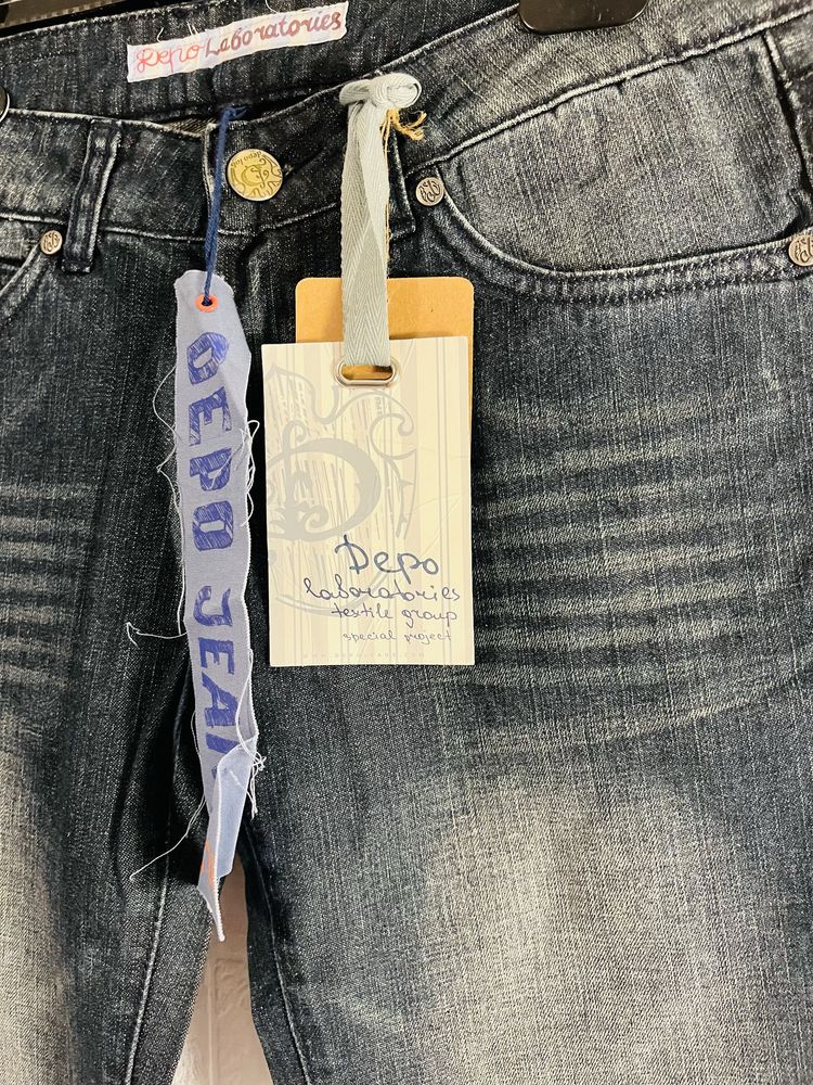 Женские джинсы Y2K Depo vintage denim (клеш)