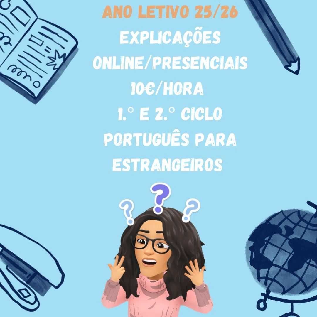 Explicações ano letivo 25/26