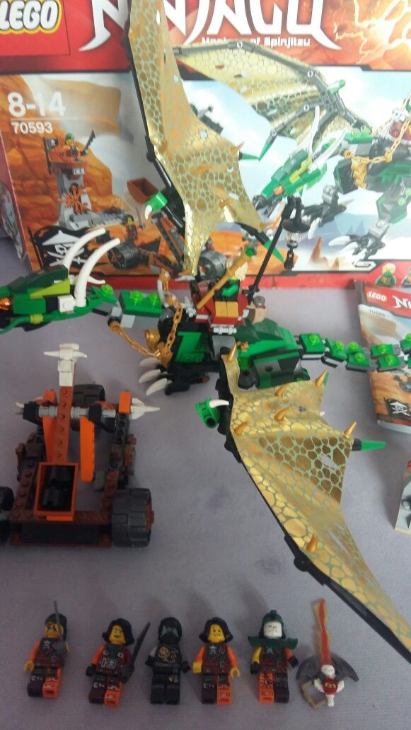 Lego 70593 Ninjago Zielony Smok