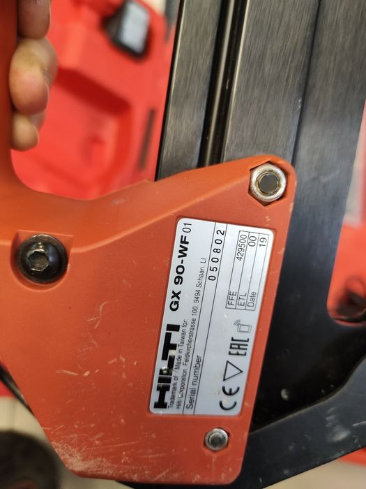 W2//Hilti/ WX 90-WF Gwoździarka Pneumatyczna/ Szczecin