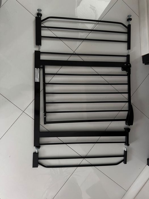 Ricokids, barierka na schody i drzwi, bramka zabezpieczająca, czarna