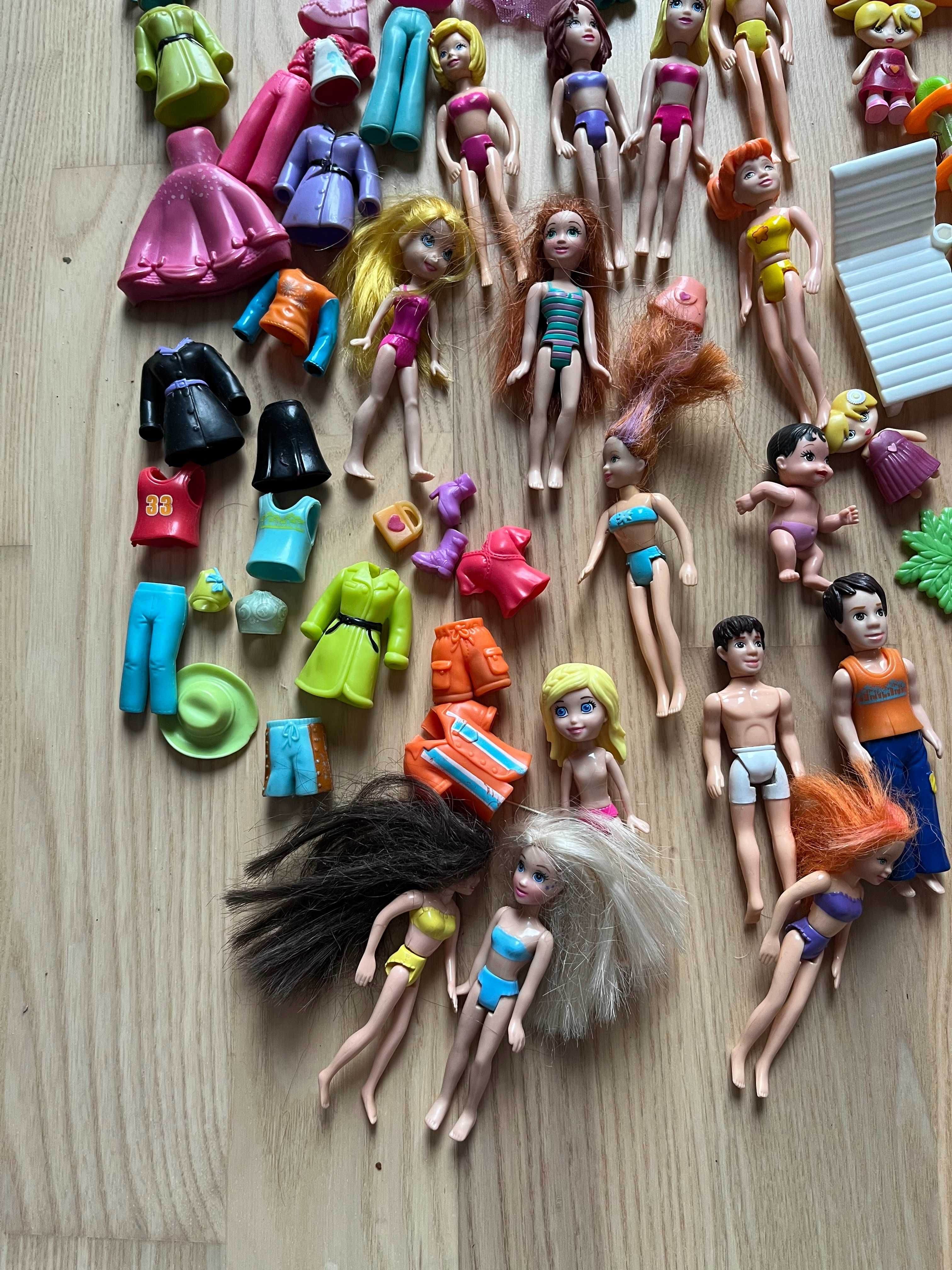 polly pocket różne - 120 sztuk