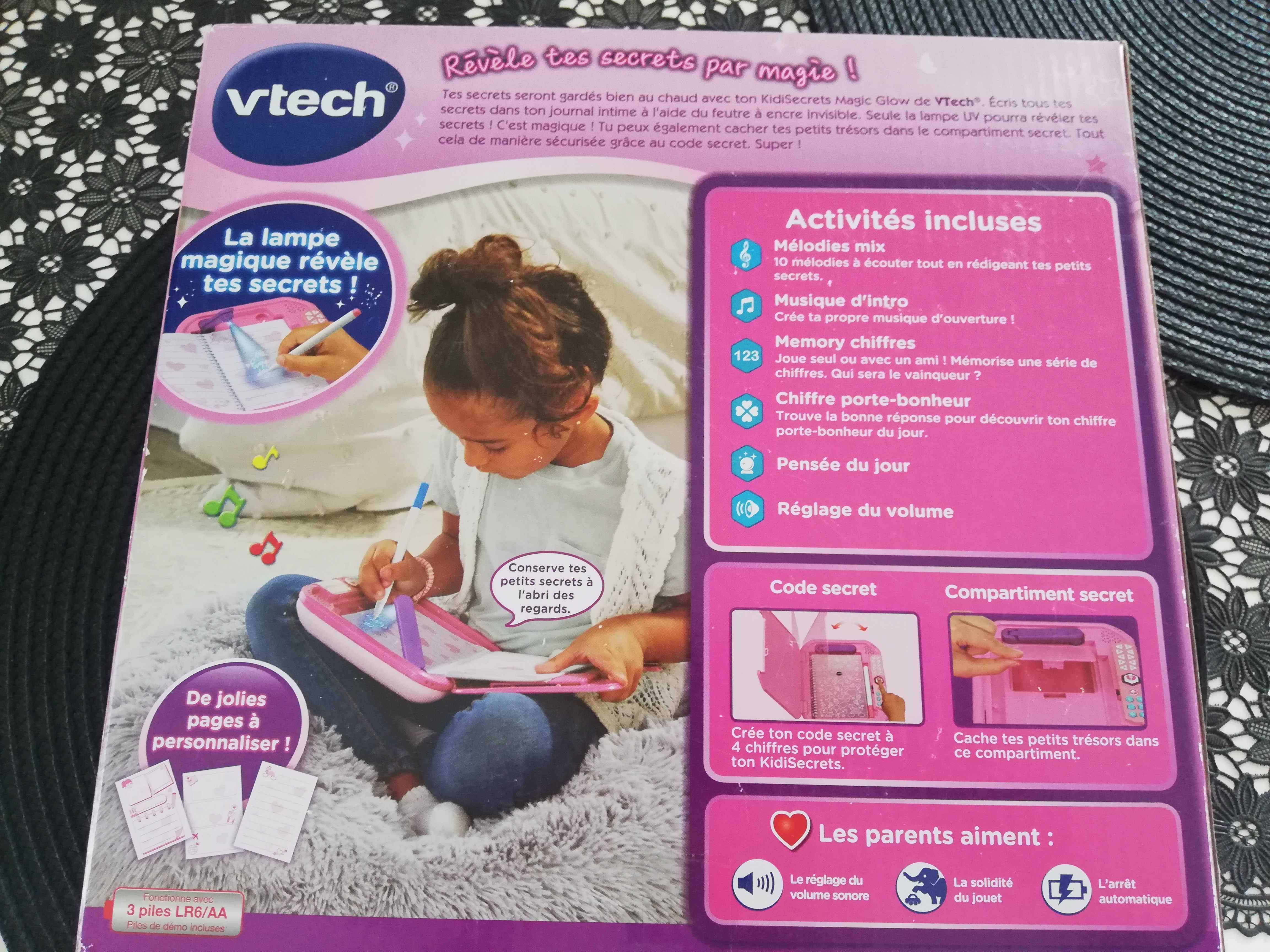 VTech – Kidisecrets Magic Glow, , Sekretny notatnik