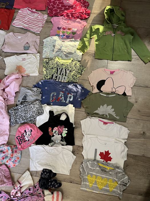 Paka ubranek dla dziewczynki ponad 40 szt buty za grosze