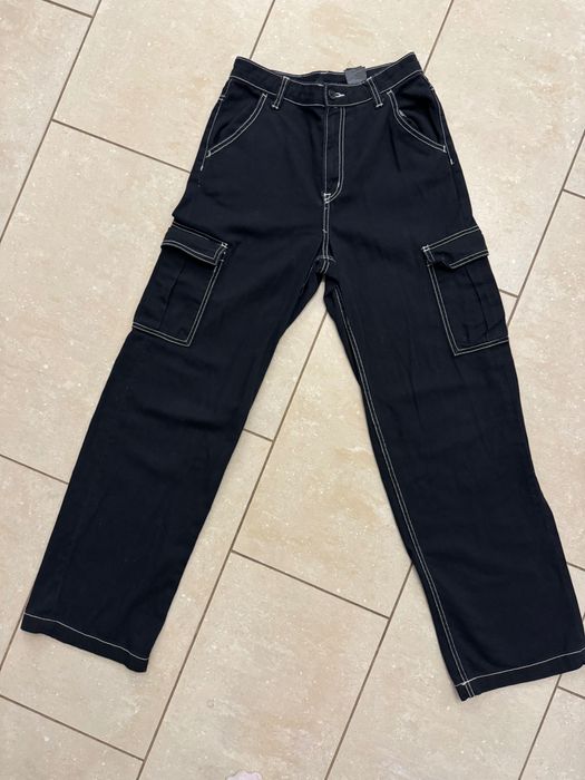 Spodnie opium alternative streetwear flared swag wide H&M Divided 36|S