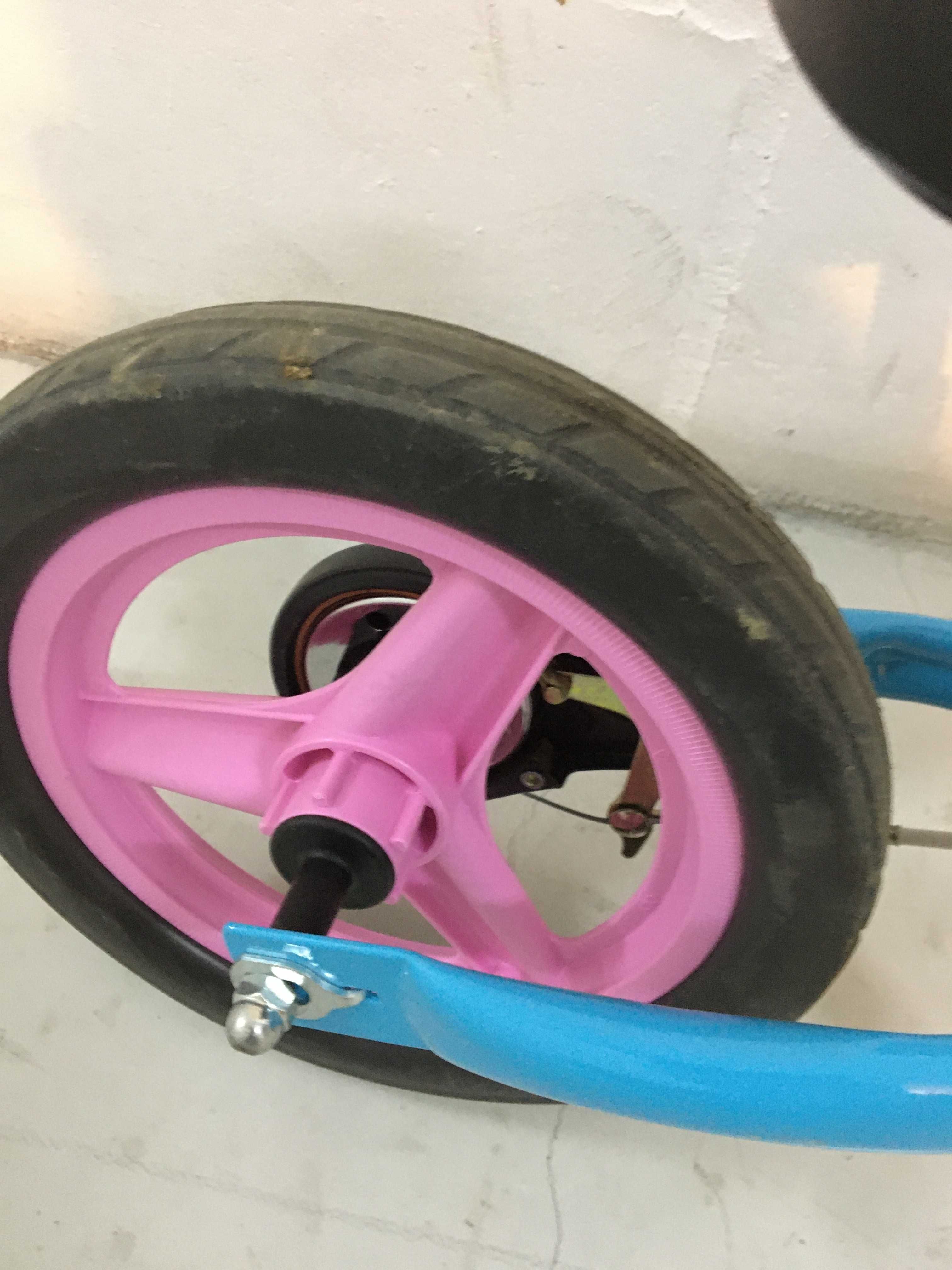 BTWIN - Bicicleta de Aprendizagem Criança RUNRIDE 500 Azul/Rosa