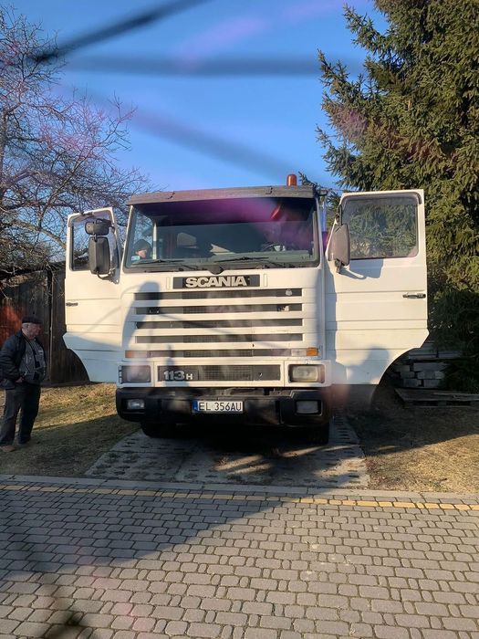 Scania 113 , 360 KM  z HDS-em  SCANIA 113 plus HDS Hiab