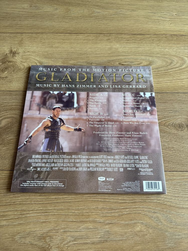 Hans Zimmer, Lisa Gerard - Gladiator OST 2LP NM