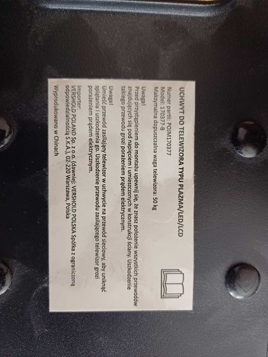 Uchwyt do TV - mocny, składany