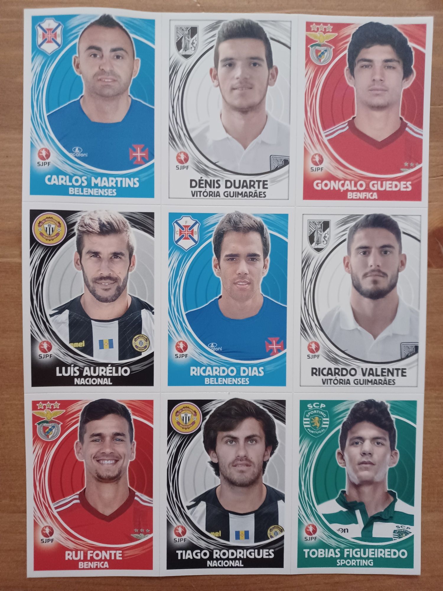 Futebol 2014-15 Cromos Panini Aquisições de Janeiro