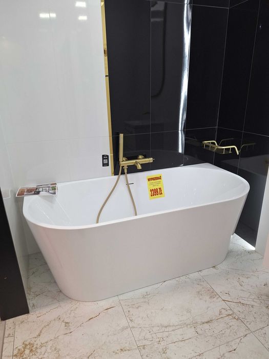 Wanna wolnostojaca przyścienna 160x75x58 cm Lavita Caldera