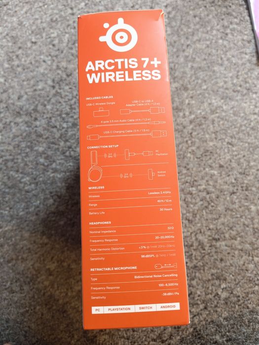 Słuchawki SteelSeries Arctis 7+ Wireless