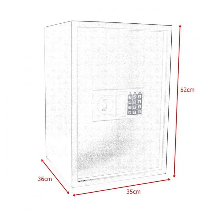 SEJF DUŻY Domowy / Biurowy na szyfr elektroniczny - 3 kolory PROMOCJA