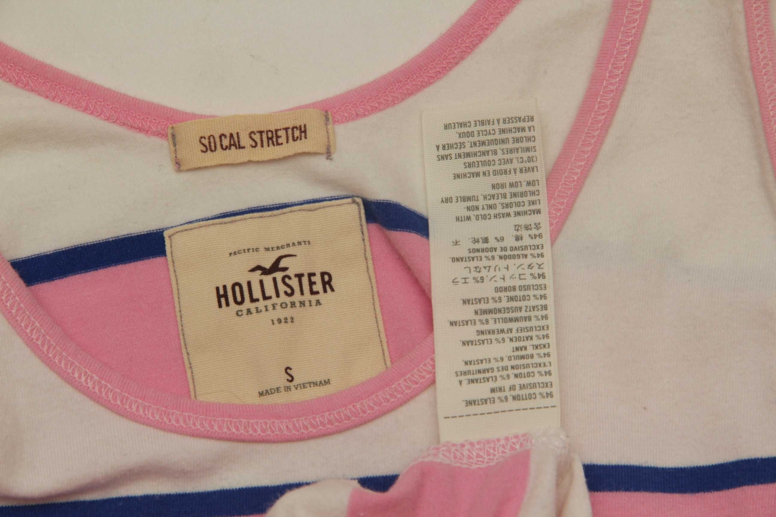 Hollister рр S майка из хлопка и лайкры