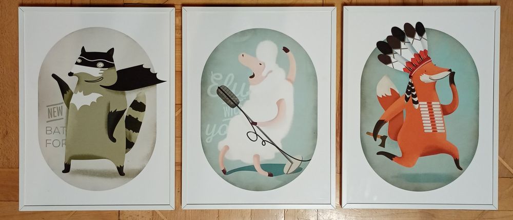 Zestaw plakatów do pokoju dziecka