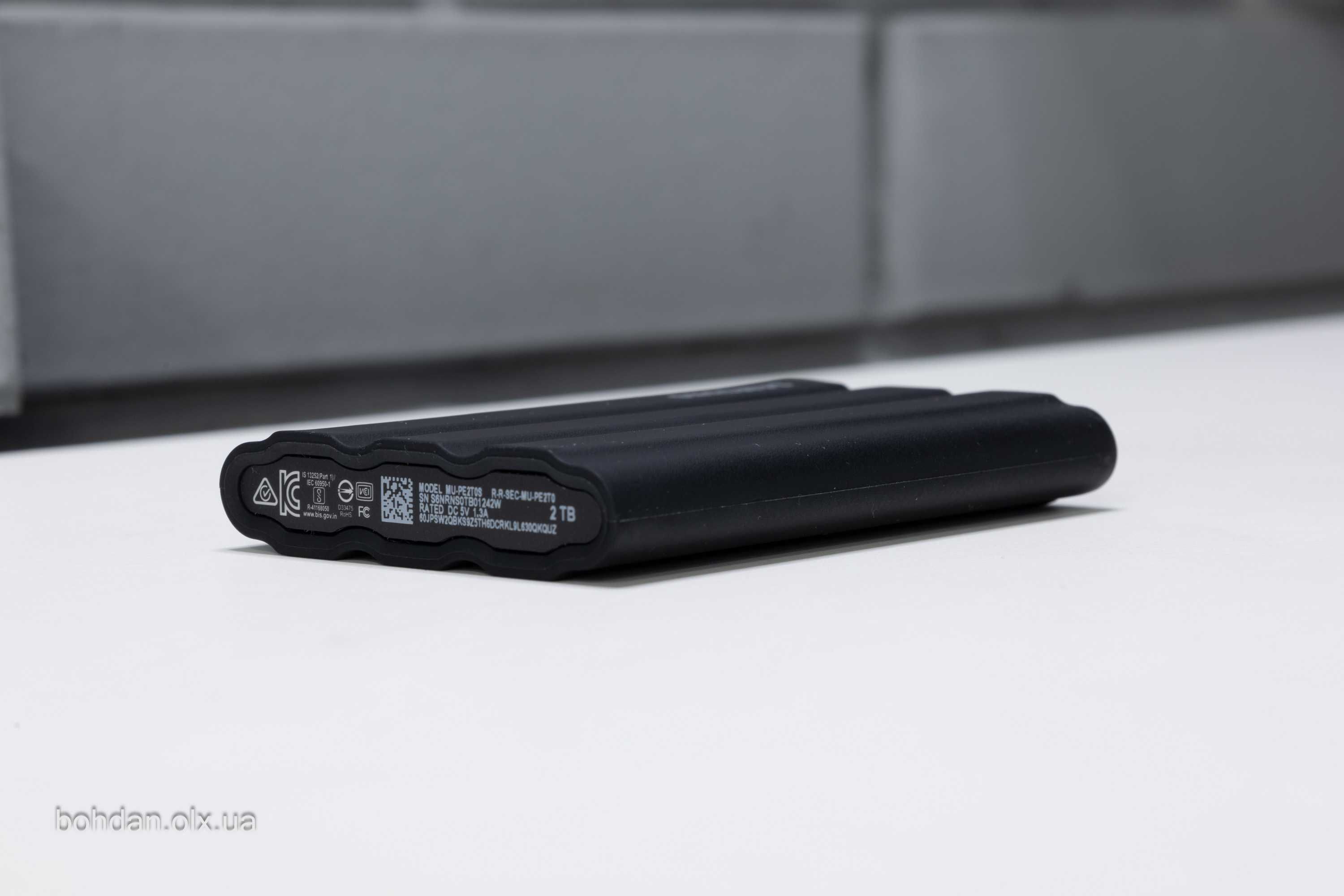 Samsung T7 Shield 2TB Portable External SSD - Black (MU-PE2T0S)