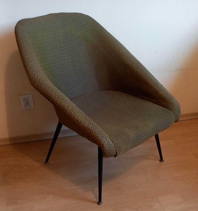 Fotel PRL muszelka: Ewa (vintage)