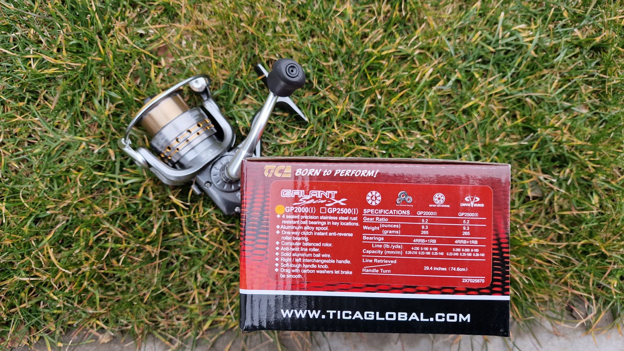 Котушка нова Tica Galant Spin-X GP2000 катушка тика