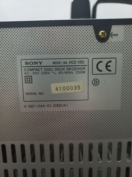 SONY  HCD-XB5 compact disk. 200$