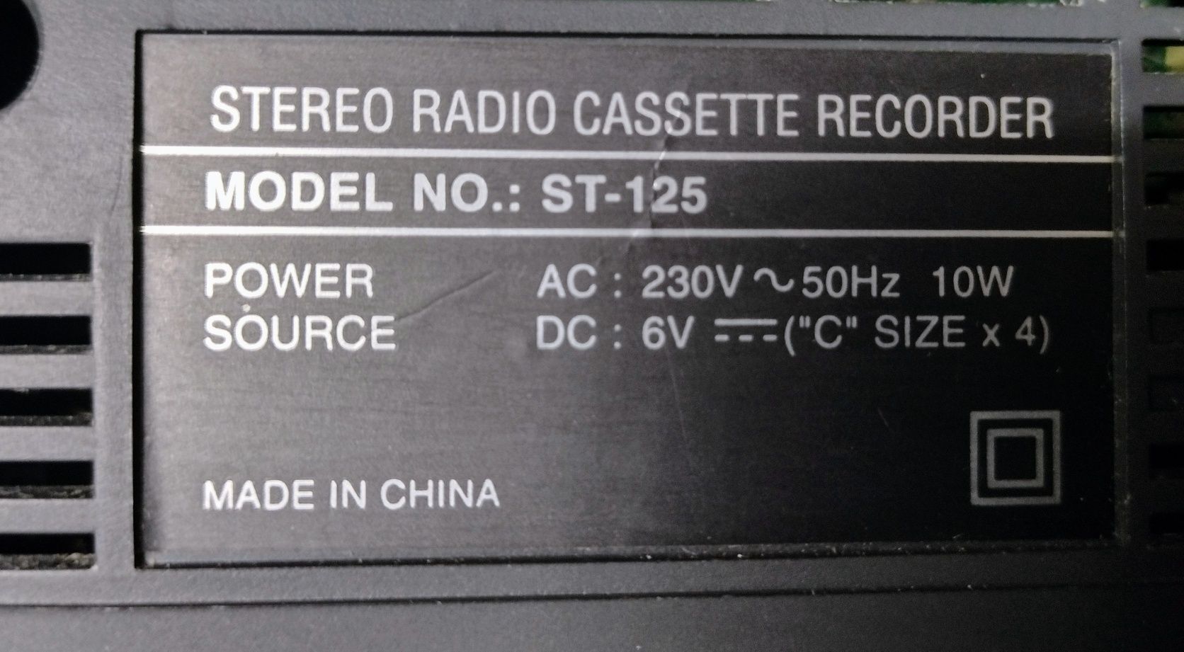 Radiomagnetofon Samsung