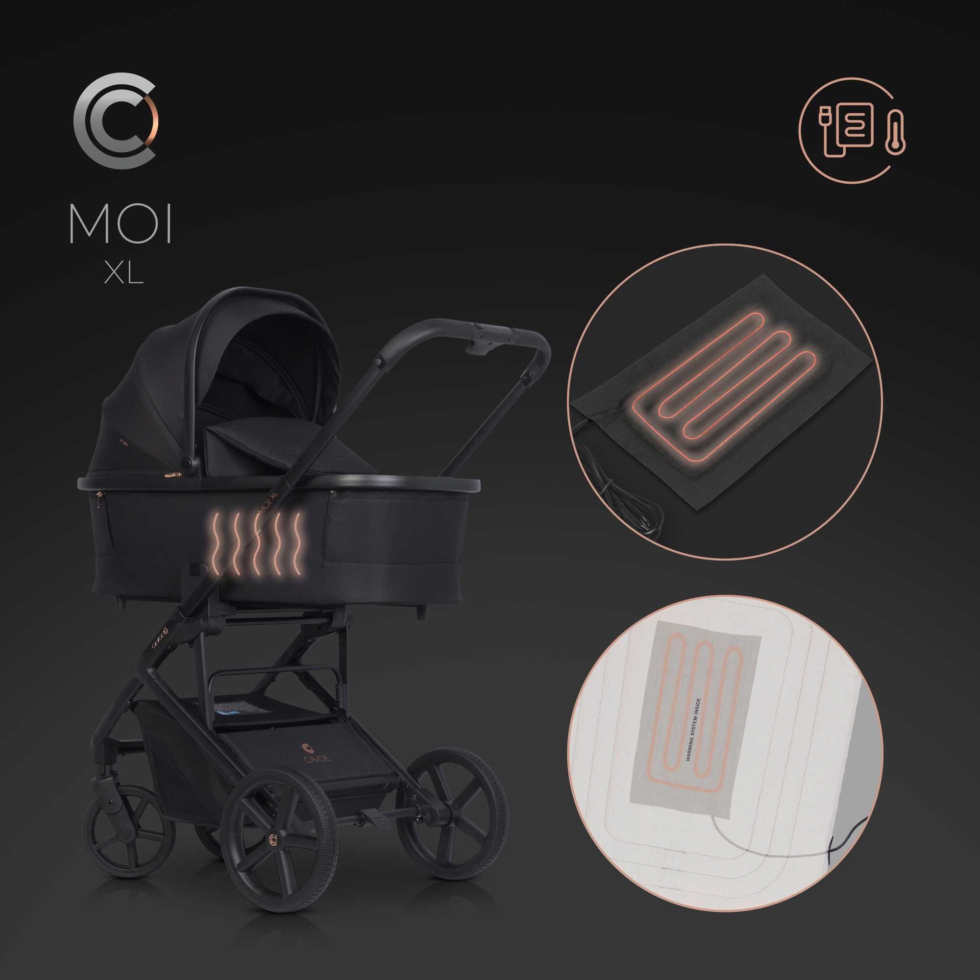 Cavoe - Moi XL  2w1 + adaptery + torba