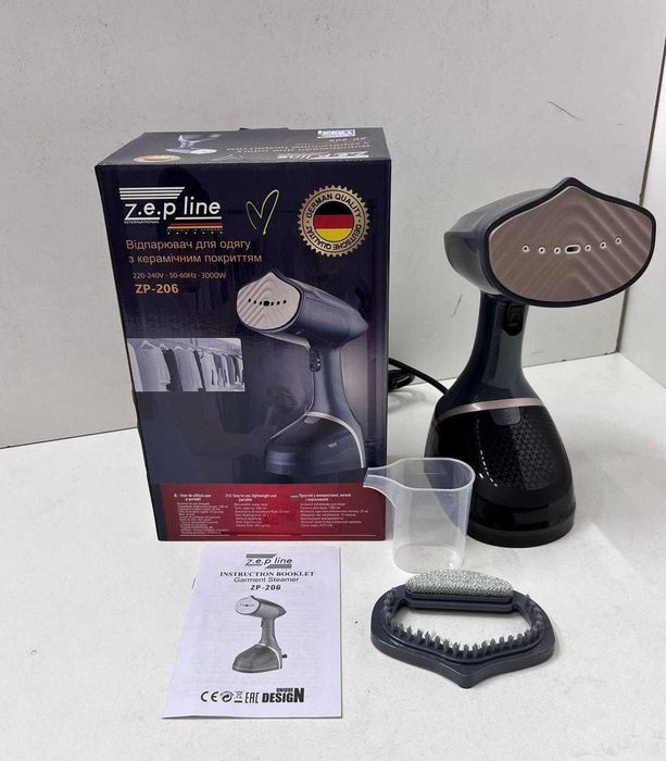 Потужний відпарювач для одягу Zepline ZP-206 з керамічний 3000вт