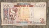 Banknot Gwinea 5000 Francs 2012