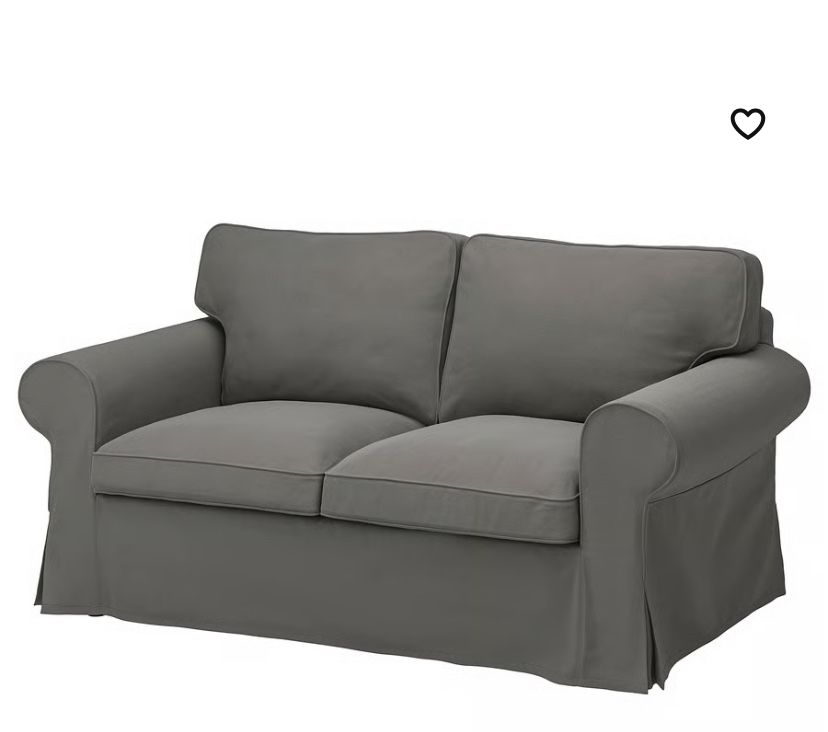 Sofa 2-osobowa, szara