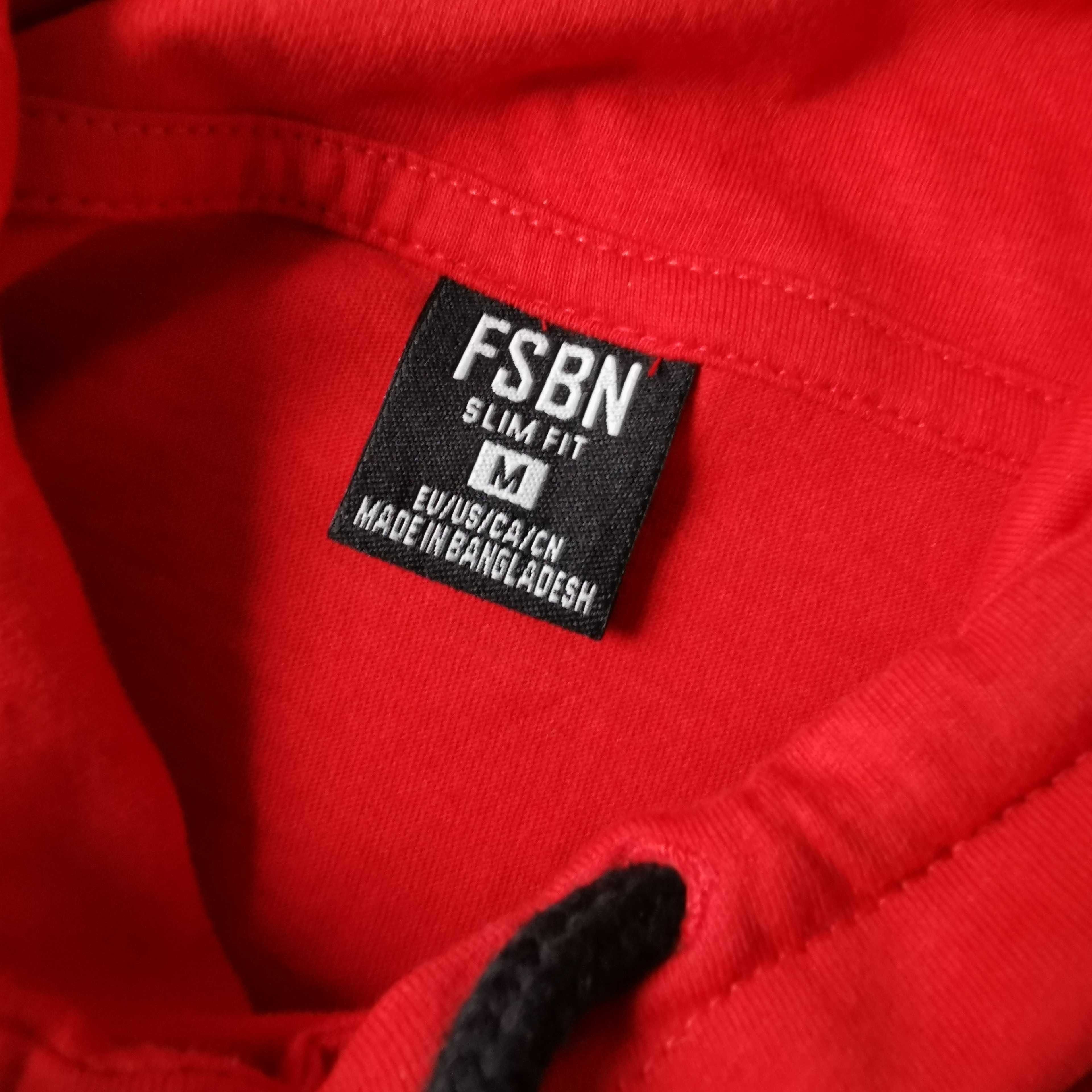 Koszulka męska z golfem - FSBN, rozmiar M (Slim Fit)