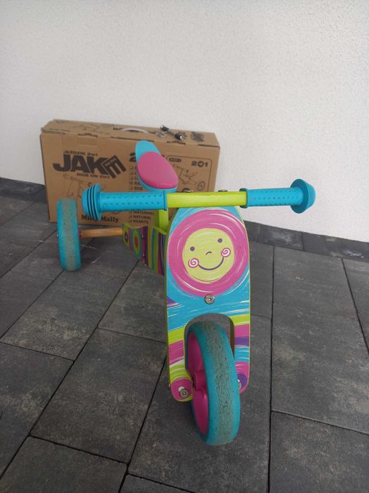 Jezdzik 2w1 rowerek milly mally jake raninbow tęczowy biegowy