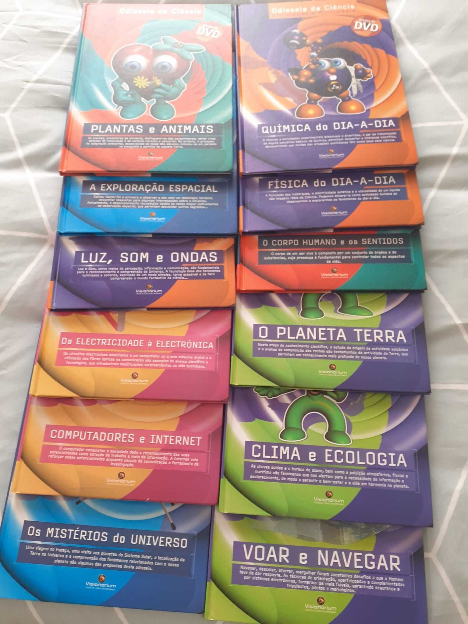 Livros Coleção Odisseia da Ciência.