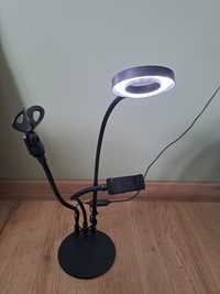 Lampa influencerska led 3 barwy swiatla