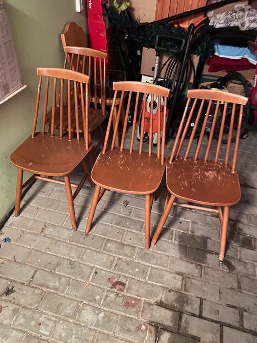 Krzesło Retro Drewniane