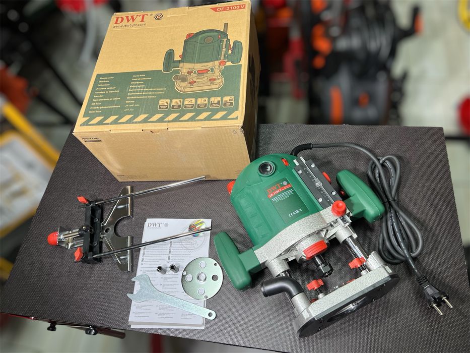 Фрезер DWT OF-2100 V Плавный пуск 2100 Вт Стабилизация оборотов