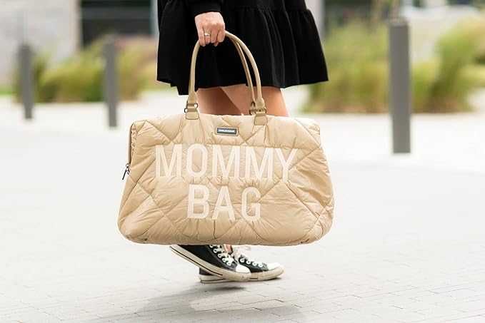 Torba podróżna Pikowana Childhome Mommy Bag Beżowa NOWA