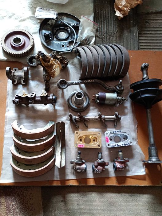 ЗаЗ 966, 968 -запчасти на двигатель,ходовую, КПП 30л.с.,40л.с.(новое).