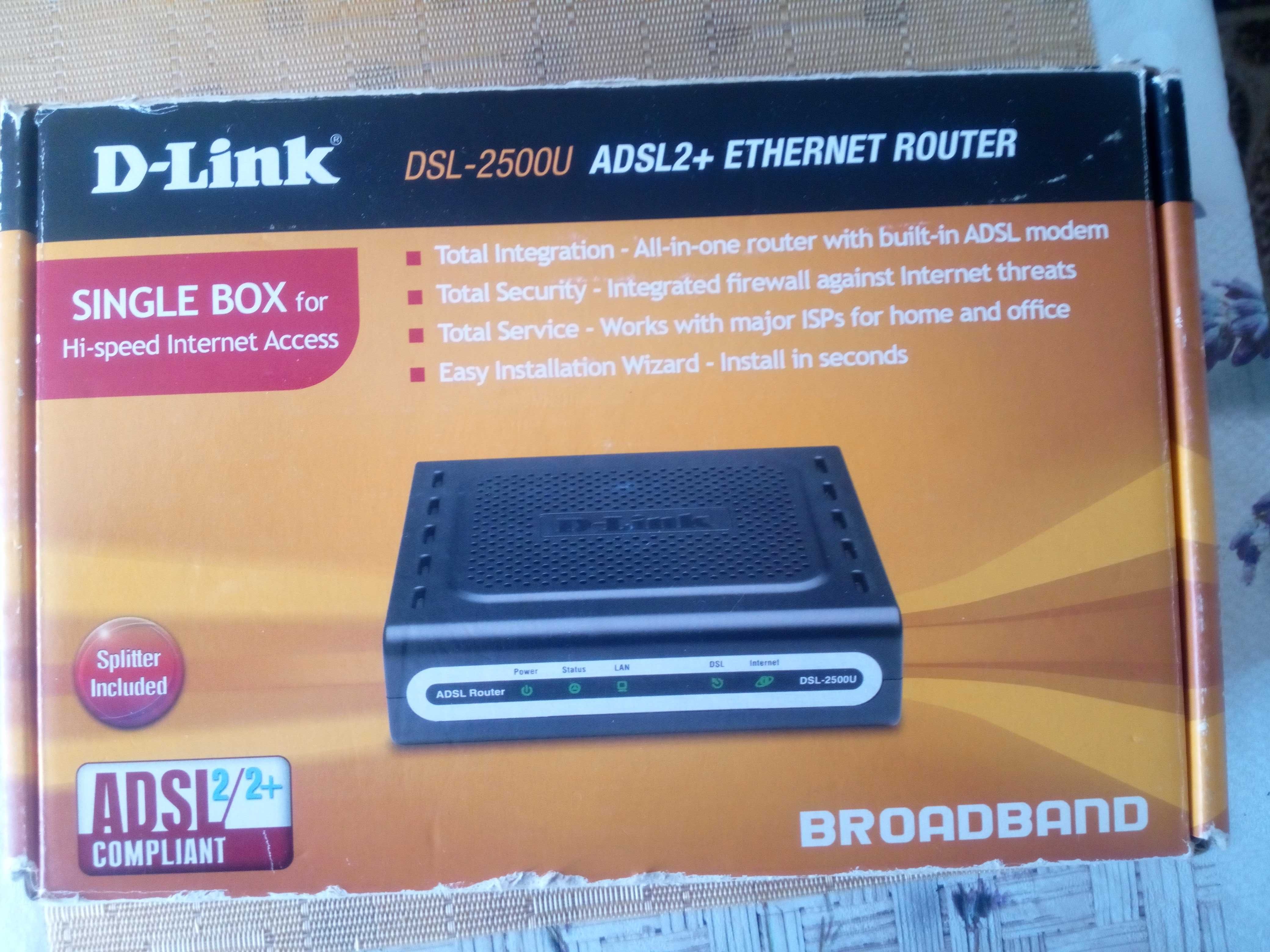 Роутер D Link  DSL-2500U