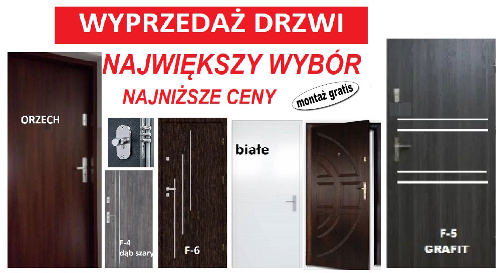 Drzwi wejściowe-zewnętrzne z montażem do mieszkania,domu-wewnętrzne