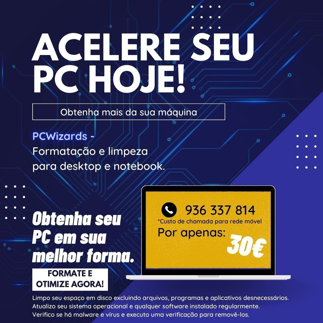 Reparação/formatar de computadores