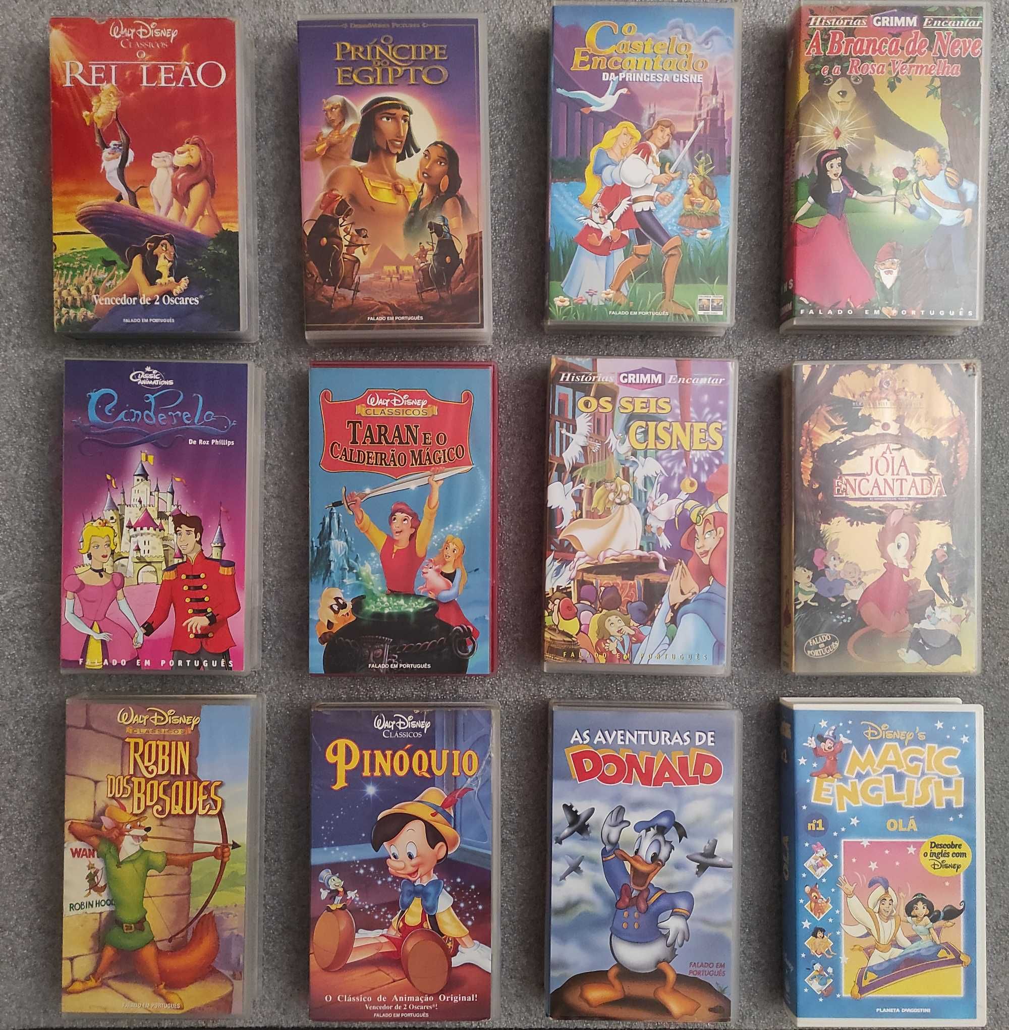 11 Cassetes Disney (Conjunto ou individual)