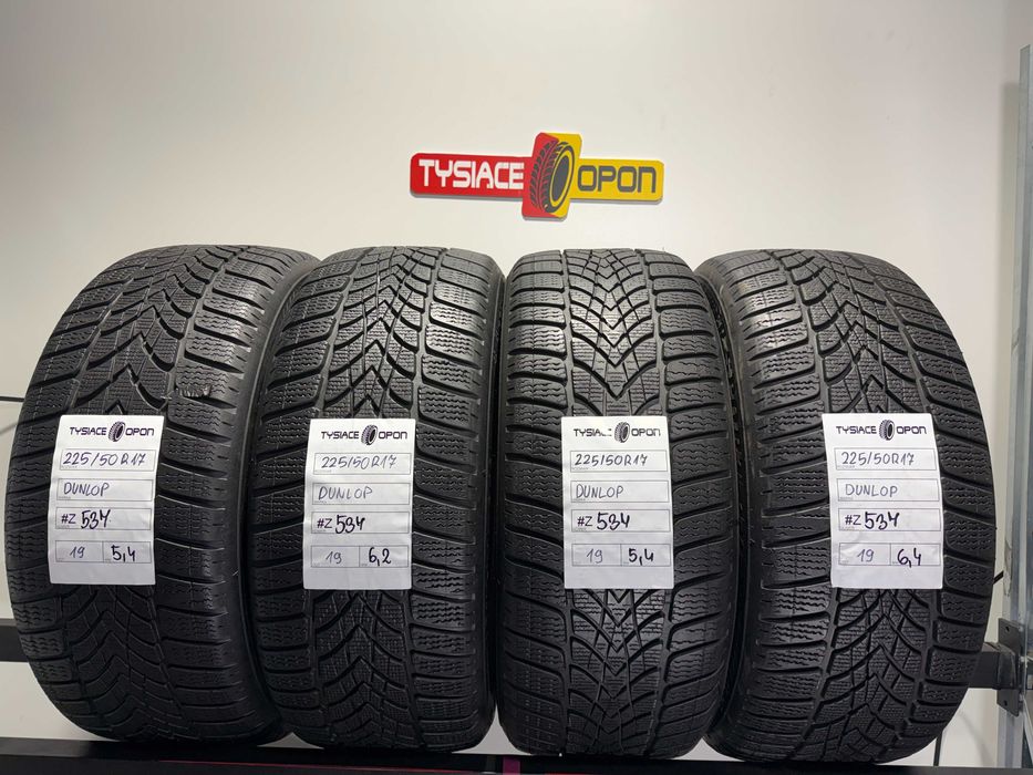 Opony Zimowe 225/50/17 Dunlop WinterSport Komplet #Z537