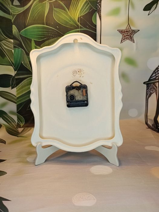 Zegar ceramiczny ścienny wiszący Bolesławiec ceramika Z.C. Bolesławiec