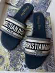 Тапки Christian Dior 37-41 розмір плоска підошва