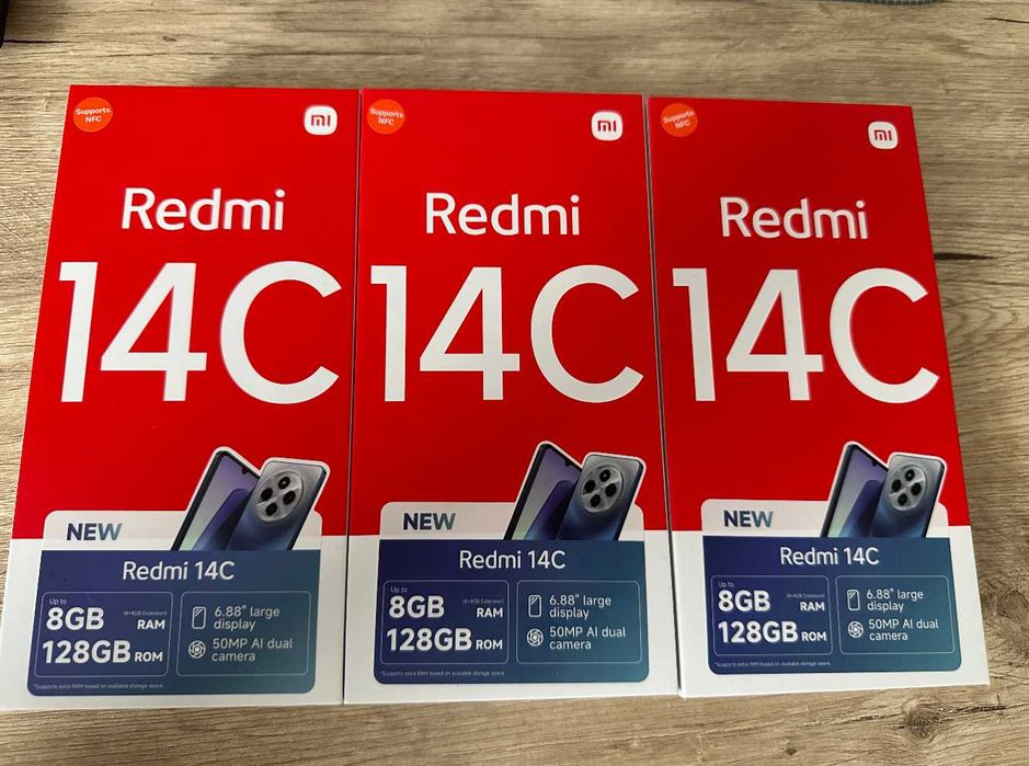 Смартфон Xiaomi Redmi 14C 4/128GB Black Ідеальний стан