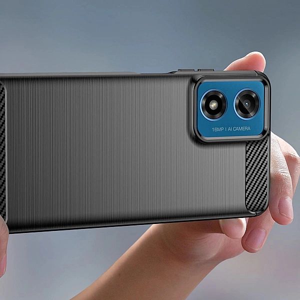 Etui Tech-Protect TPUCarbon na Motorola Moto G24 / G24 Power / G04 - c
