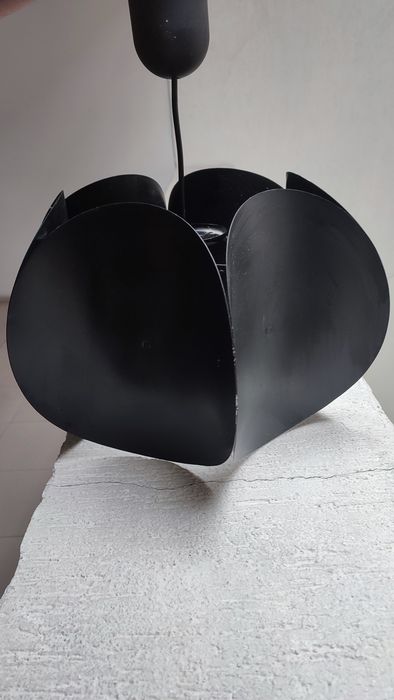 Candeeiro de tecto preto